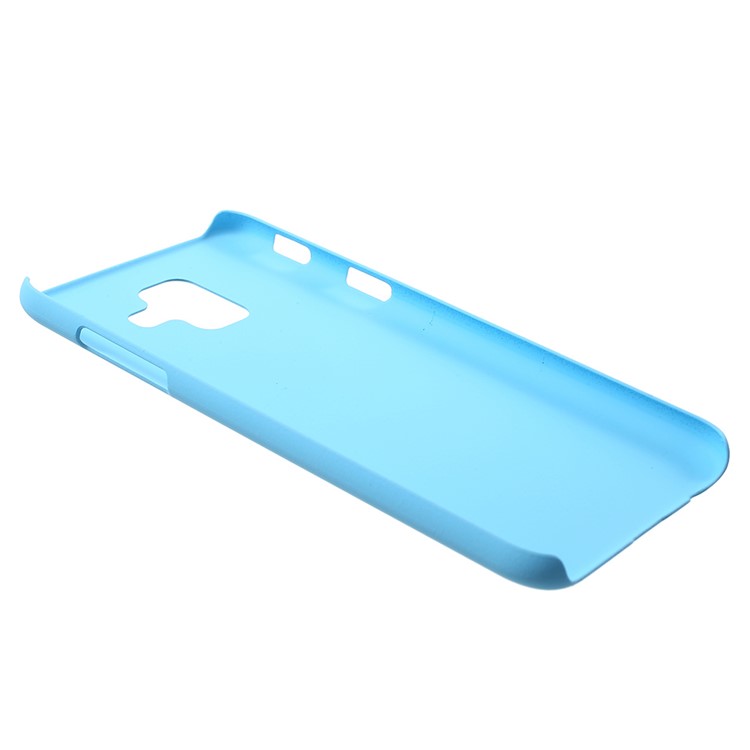 For Samsung Galaxy A6 (2018) Rubberized Hard PC Protective Back Mobile Case - Baby Blue-3