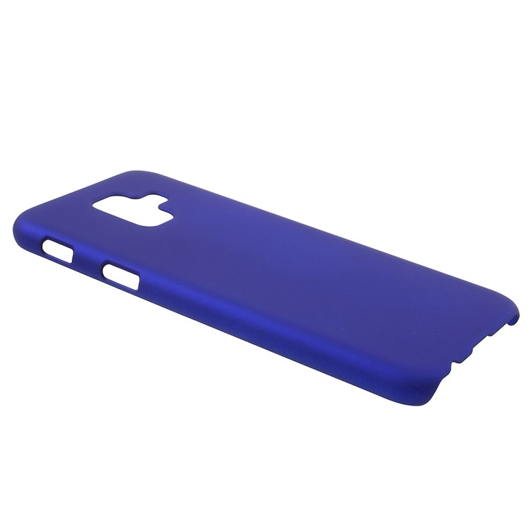 For Samsung Galaxy A6 (2018) Rubberized Hard PC Protective Back Mobile Cover - Dark Blue-2