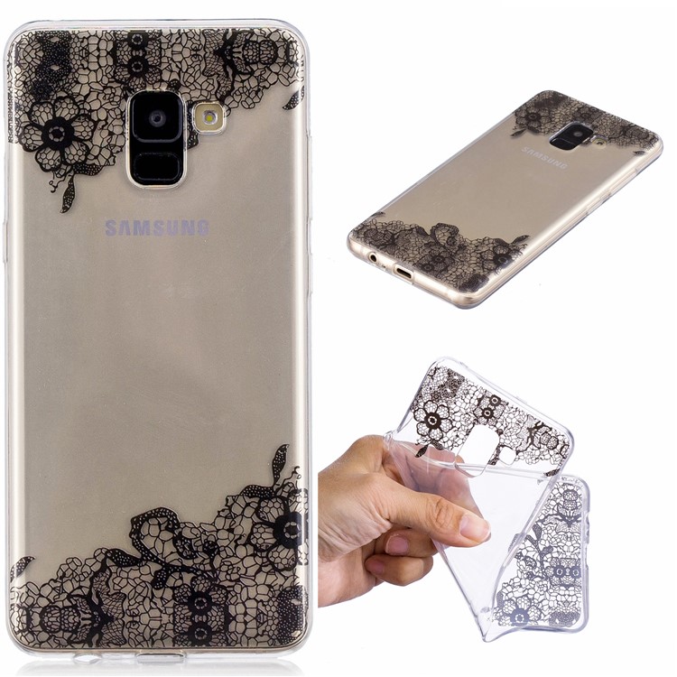 Pattern Printing IMD TPU Soft Case for Samsung Galaxy S9 SM-G960 - Lace Pattern-1