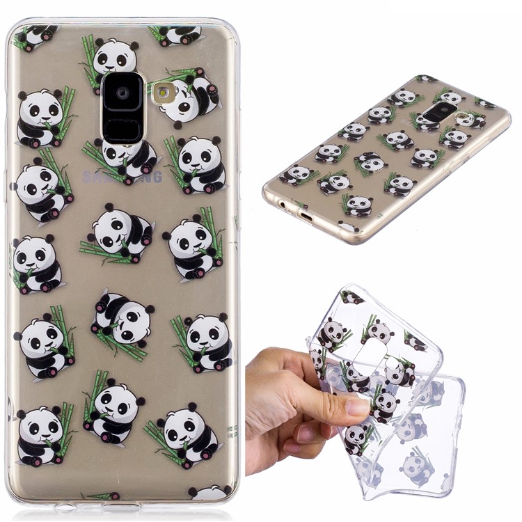 Pattern Printing IMD TPU Mobile Cover for Samsung Galaxy S9 SM-G960 - Adorable Pandas-1