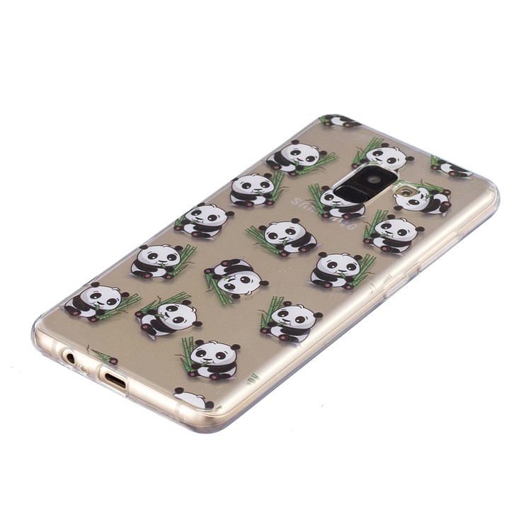 Pattern Printing IMD TPU Mobile Cover for Samsung Galaxy S9 SM-G960 - Adorable Pandas-3