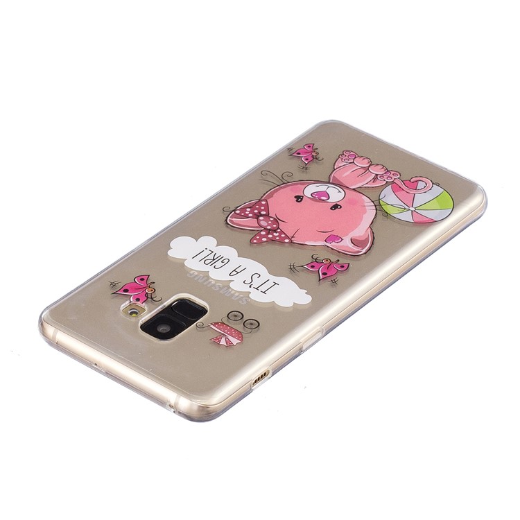 Pattern Printing IMD TPU Back Phone Shell for Samsung Galaxy S9 SM-G960 - IT'S A GIRL-4