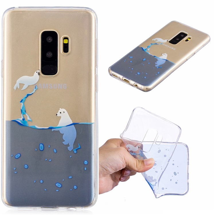 

Pattern Printing IMD TPU Case for Samsung Galaxy S9 Plus SM-G965 - Sea Lion and Fur Seal