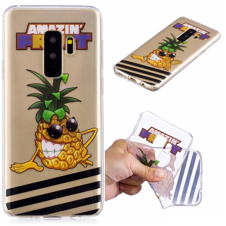 

Pattern Printing IMD TPU Phone Cover for Samsung Galaxy S9 Plus SM-G965 - Pineapple