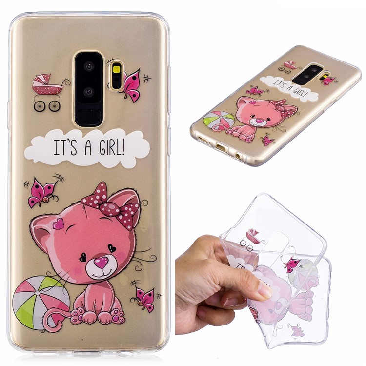 

Pattern Printing IMD TPU Protection Phone Shell for Samsung Galaxy S9 Plus SM-G965 - IT'S A GIRL