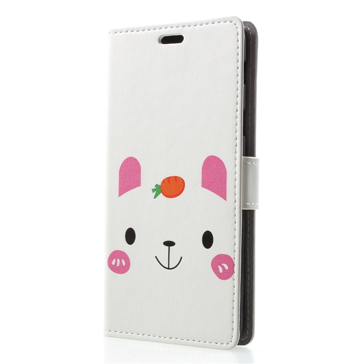 For Samsung Galaxy A6 Plus (2018) / A9 Star Lite Pattern Printing Stand Leather Mobile Flip Case - Cartoon Pattern-3