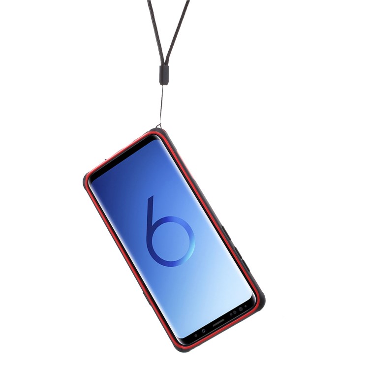 IP68 3M PC Underwater Dirt/Dust/Snow Proof Waterproof Case for Samsung Galaxy S9+ SM-G965 - Red-3