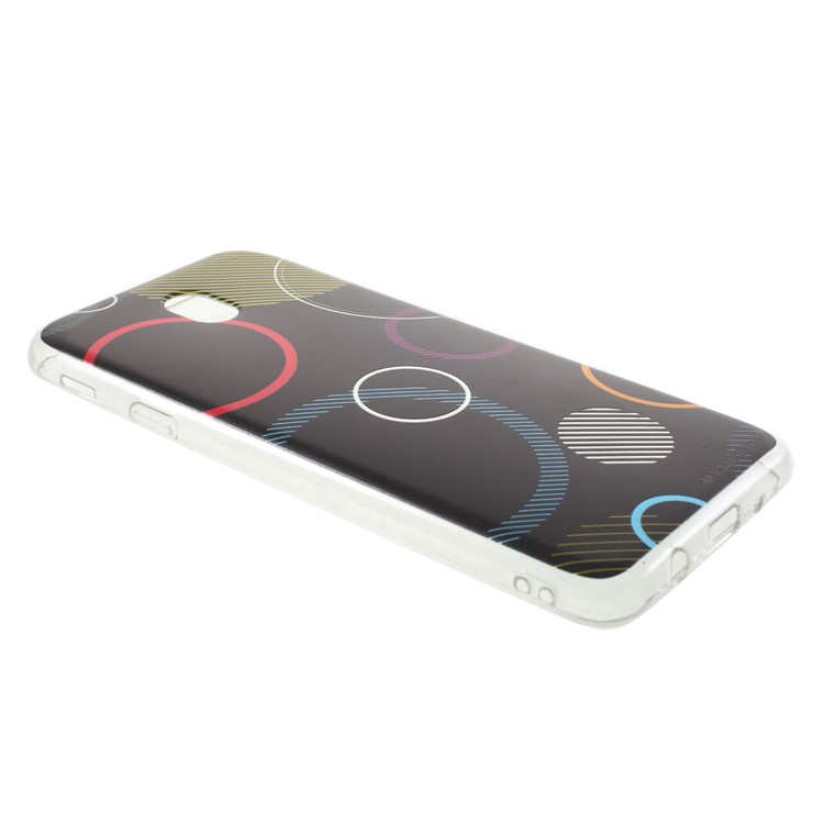MERCURY GOOSPERY Da Vinci Series Pattern Printing TPU Case for Samsung Galaxy J7 (2017) EU Version / J7 Pro - Black-1