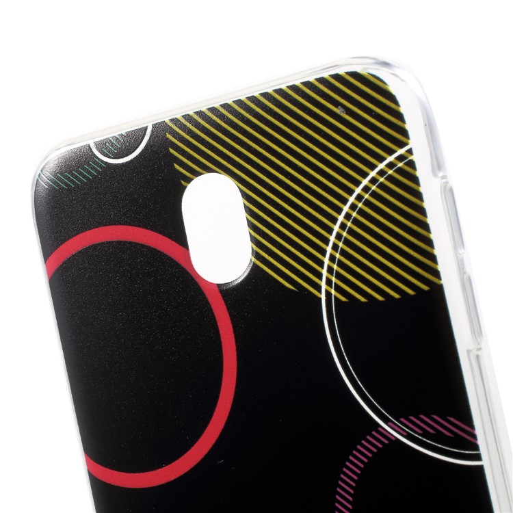 MERCURY GOOSPERY Da Vinci Series Pattern Printing TPU Case for Samsung Galaxy J7 (2017) EU Version / J7 Pro - Black-4