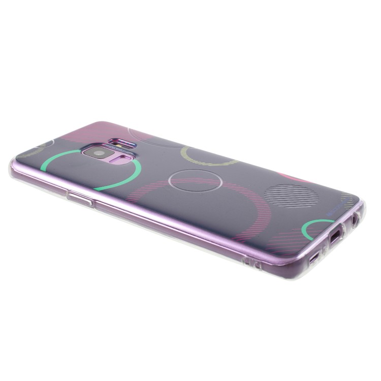 MERCURY GOOSPERY Da Vinci Series Pattern Printing TPU Phone Case for Samsung Galaxy S9 SM-G960 - Black-4