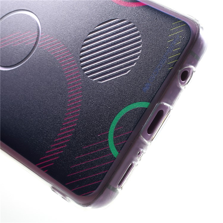 MERCURY GOOSPERY Da Vinci Series Pattern Printing TPU Phone Case for Samsung Galaxy S9 SM-G960 - Black-6