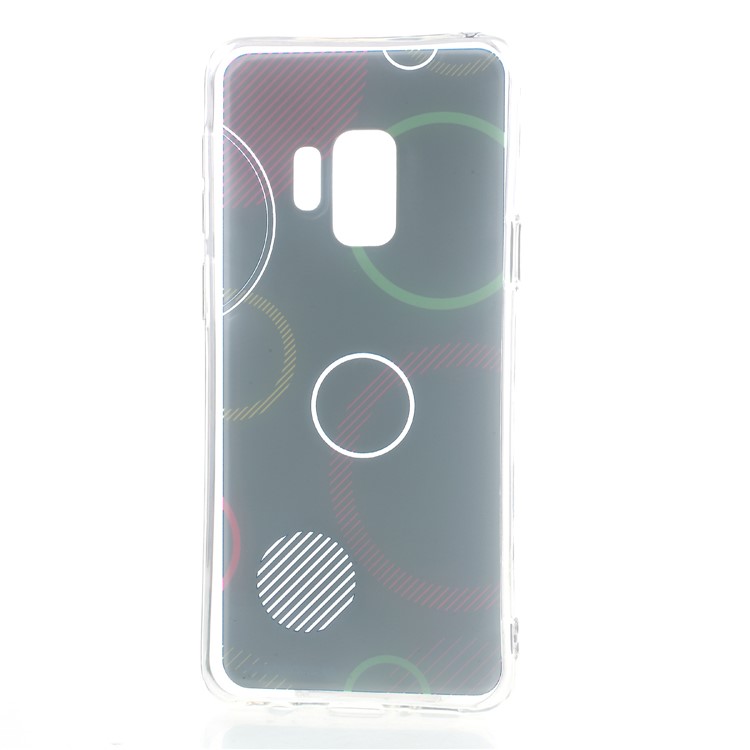 MERCURY GOOSPERY Da Vinci Series Pattern Printing TPU Phone Case for Samsung Galaxy S9 SM-G960 - Black-7