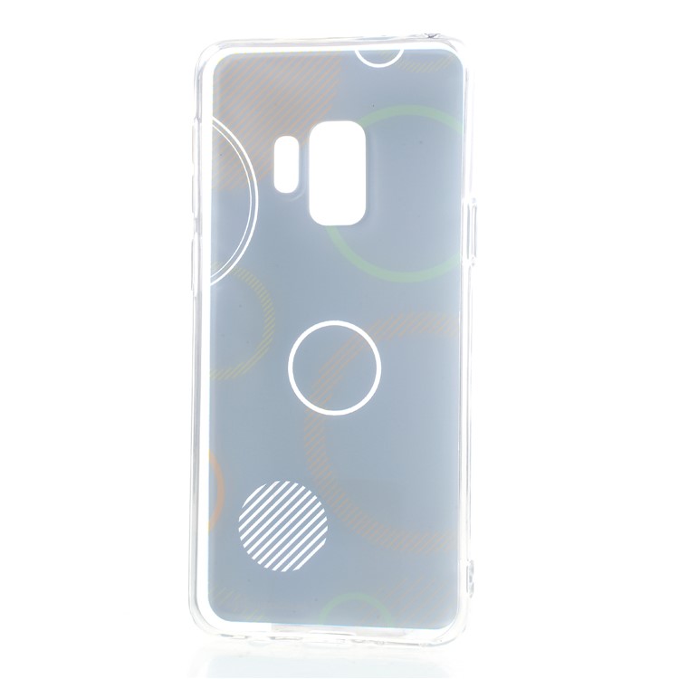 MERCURY GOOSPERY Da Vinci Series Pattern Printing TPU Mobile Phone Shell for Samsung Galaxy S9 SM-G960 - Baby Blue-5