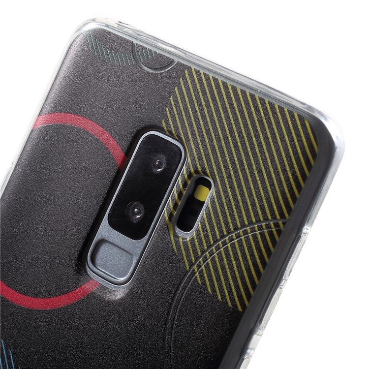 MERCURY GOOSPERY Da Vinci Series Pattern Printing Soft TPU Jelly Case for Samsung Galaxy S9+ SM-G965 - Black-5