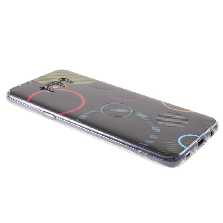 MERCURY GOOSPERY Da Vinci Series Pattern Printing Soft TPU Jelly Case for Samsung Galaxy S8+ SM-G955 - Black-4
