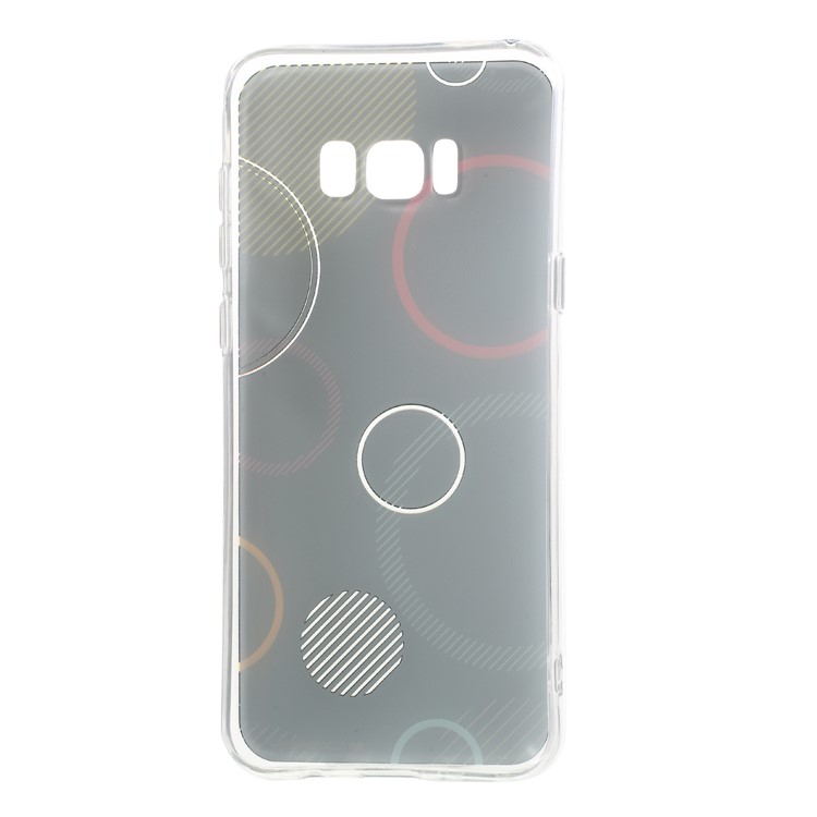 MERCURY GOOSPERY Da Vinci Series Pattern Printing Soft TPU Jelly Case for Samsung Galaxy S8+ SM-G955 - Black-7
