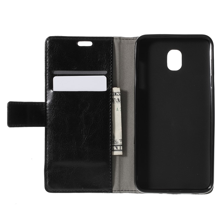 Pattern Printing Wallet Leather Cell Phone Cover for Samsung Galaxy J4 (2018) - Fierce Wolf-8
