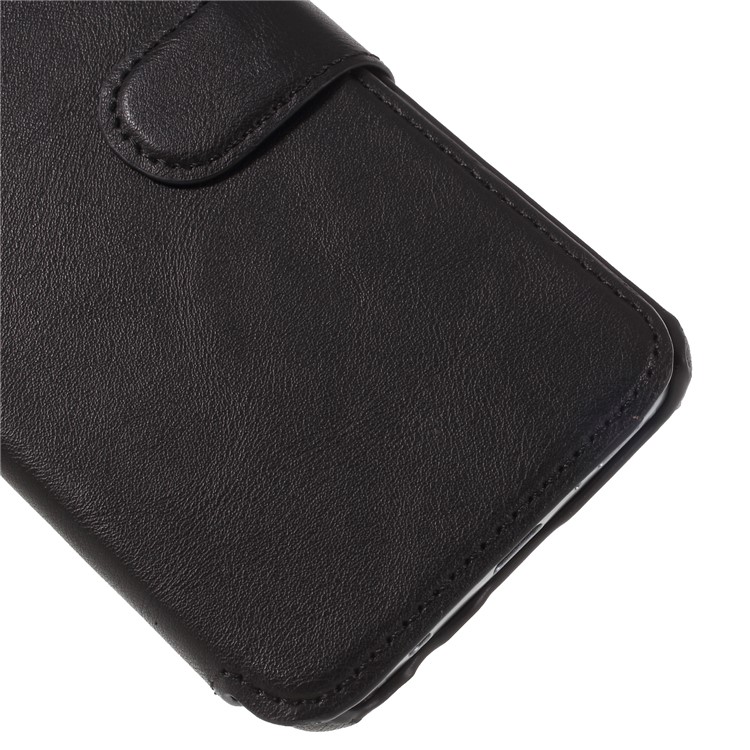 Wallet Stand PU Leather Cell Phone Case for Samsung Galaxy S9 G960 - Black-7