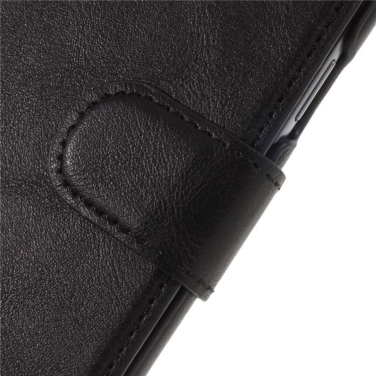 Wallet Stand PU Leather Cell Phone Case for Samsung Galaxy S9 G960 - Black-9