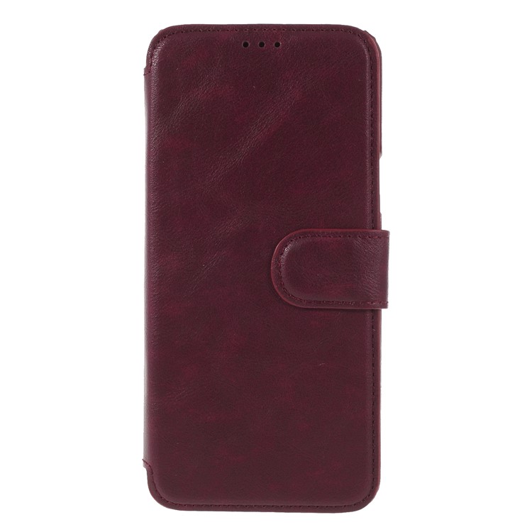 

Wallet Stand PU Leather Mobile Folio Case for Samsung Galaxy S9 G960 - Red