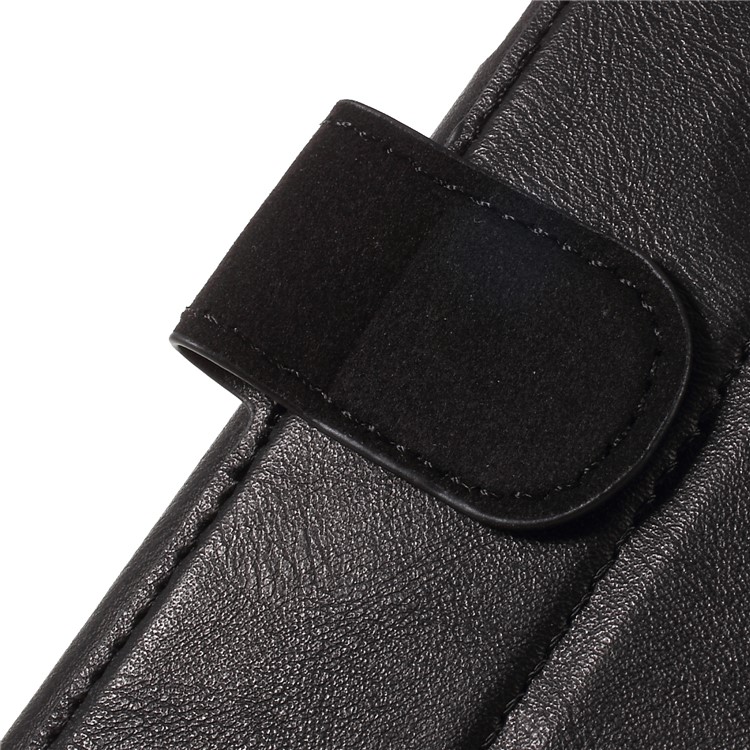 Wallet Stand PU Leather Cell Phone Case for Samsung Galaxy S9+ G965 - Black-10