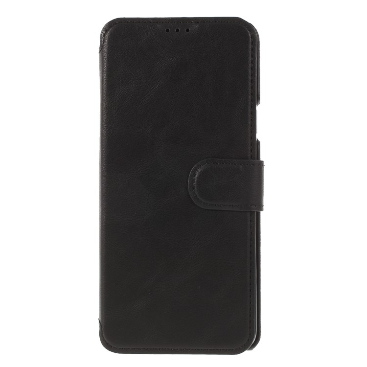 Wallet Stand PU Leather Cell Phone Case for Samsung Galaxy S9+ G965 - Black-3
