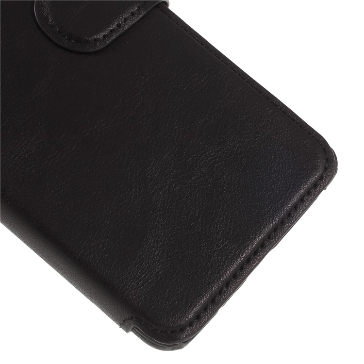 Wallet Stand PU Leather Cell Phone Case for Samsung Galaxy S9+ G965 - Black-7