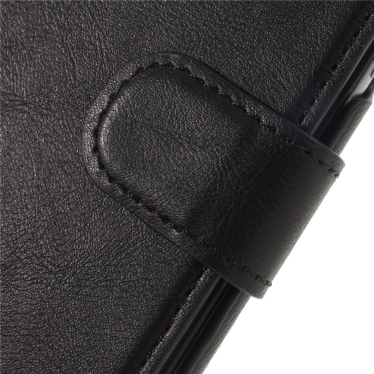 Wallet Stand PU Leather Cell Phone Case for Samsung Galaxy S9+ G965 - Black-9