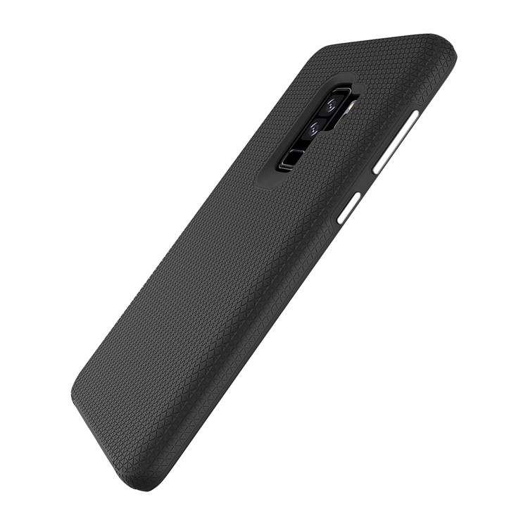 Rigid Texture Dual Protection PC TPU Hybrid Cover for Samsung Galaxy S9+ G965 - Black-6