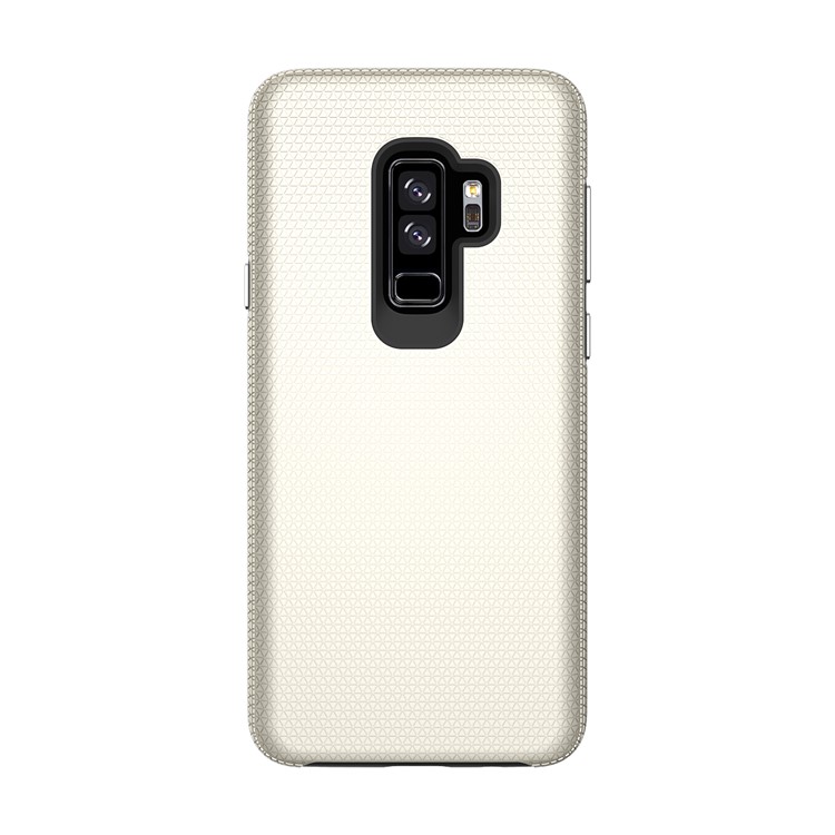 Rigid Texture Dual Protection PC TPU Phone Case for Samsung Galaxy S9+ G965 - Gold-2