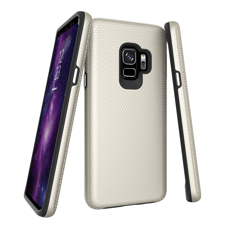 

Жесткая Текстура PC TPU Гибридный Мобильный Чехол Для Галактики Samsung S9 G960 - Золото