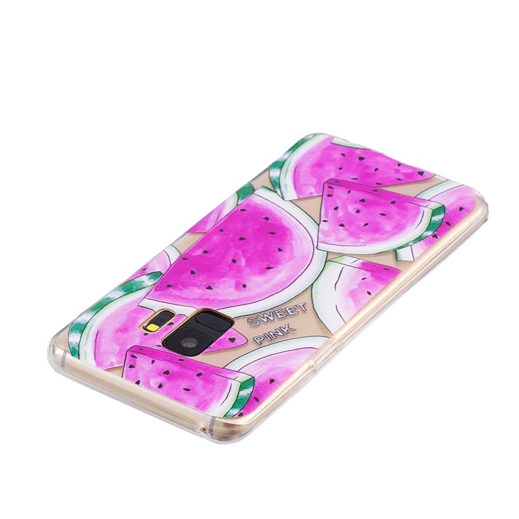 Pattern Printing TPU Gel Case for Samsung Galaxy S9 SM-G960 - Watermelon Pattern-3
