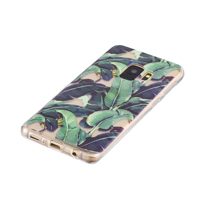 Pattern Printing Soft TPU Back Cell Phone Case for Samsung Galaxy S9 SM-G960 - Banana Tree-2