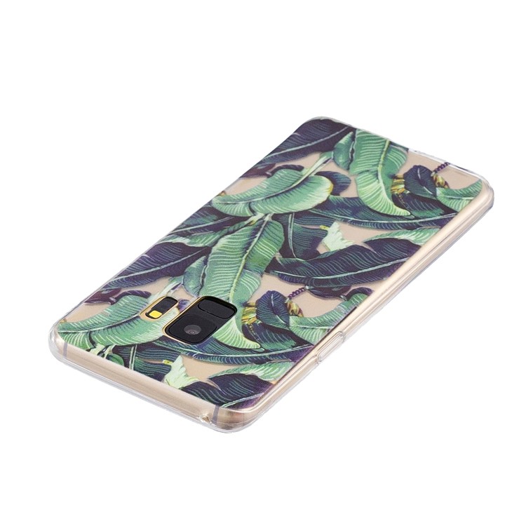Pattern Printing Soft TPU Back Cell Phone Case for Samsung Galaxy S9 SM-G960 - Banana Tree-3