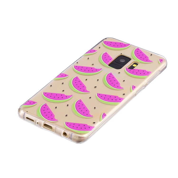 Pattern Printing Soft TPU Back Cell hone Case for Samsung Galaxy S9 SM-G960 - Watermelon-2