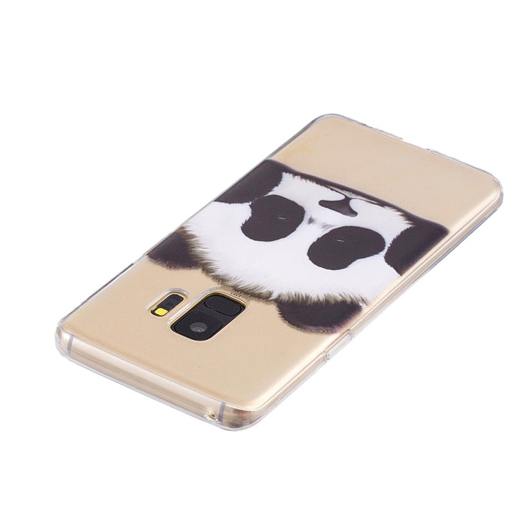 Pattern Printing Soft TPU Cell Phone Case for Samsung Galaxy S9 SM-G960 - Panda-3