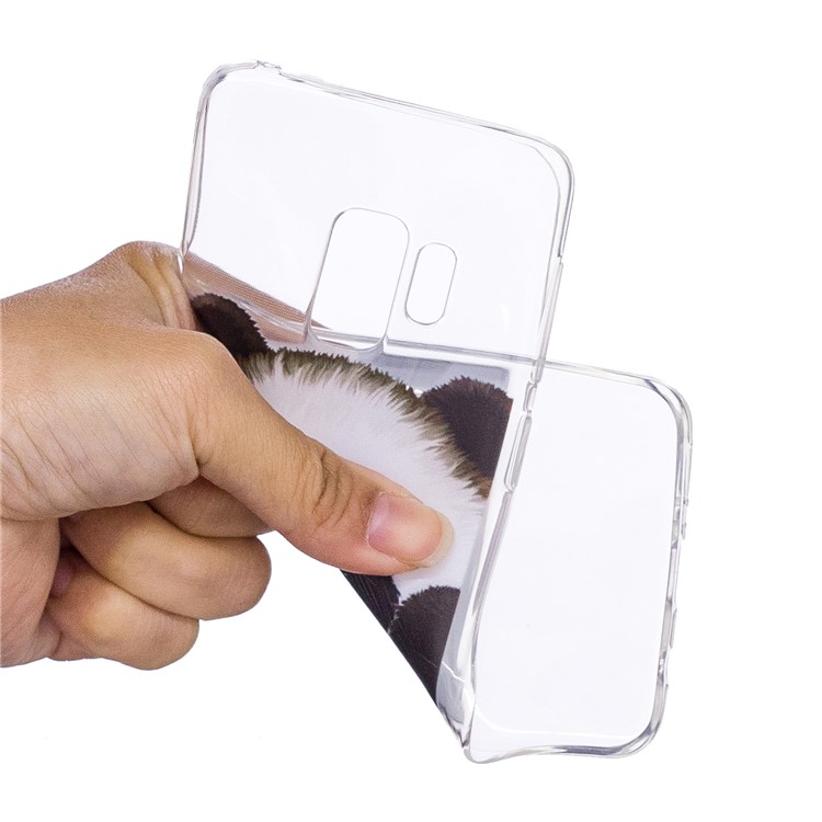 Pattern Printing Soft TPU Cell Phone Case for Samsung Galaxy S9 SM-G960 - Panda-4