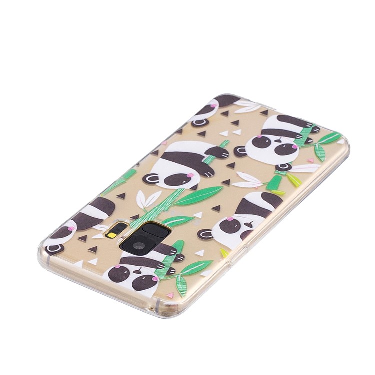 For Samsung Galaxy S9 G960 Pattern Printing TPU Back Phone Cover Shell - Pandas-3