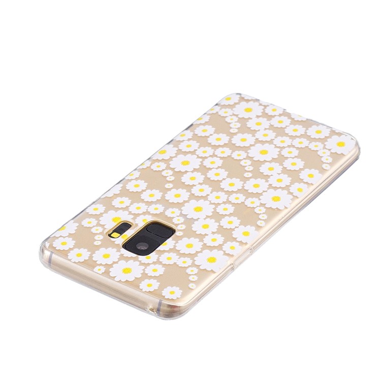 For Samsung Galaxy S9 G960 Pattern Printing TPU Mobile Cover Case - Petals-3