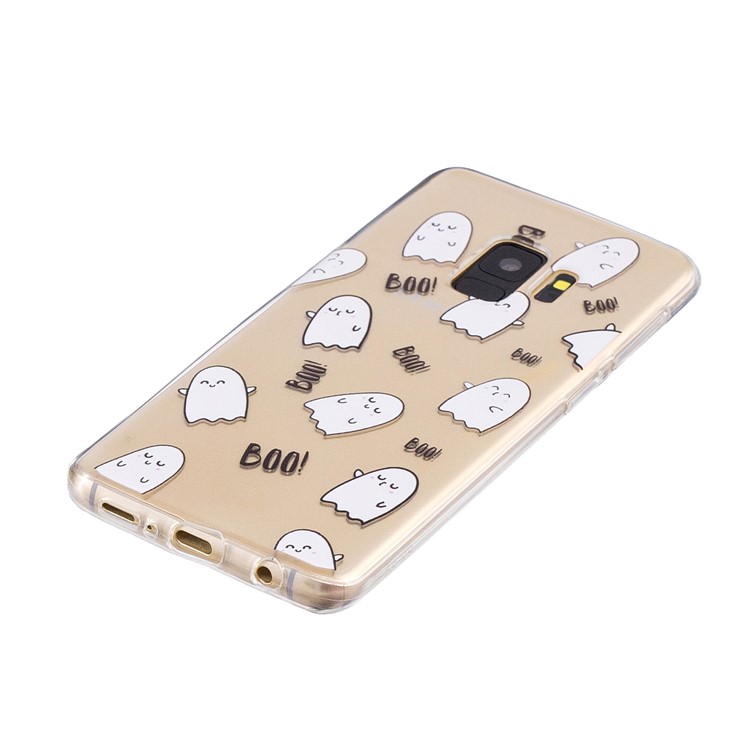 For Samsung Galaxy S9 G960 Pattern Printing TPU Soft Lightweight Casing - Boo Characters-2