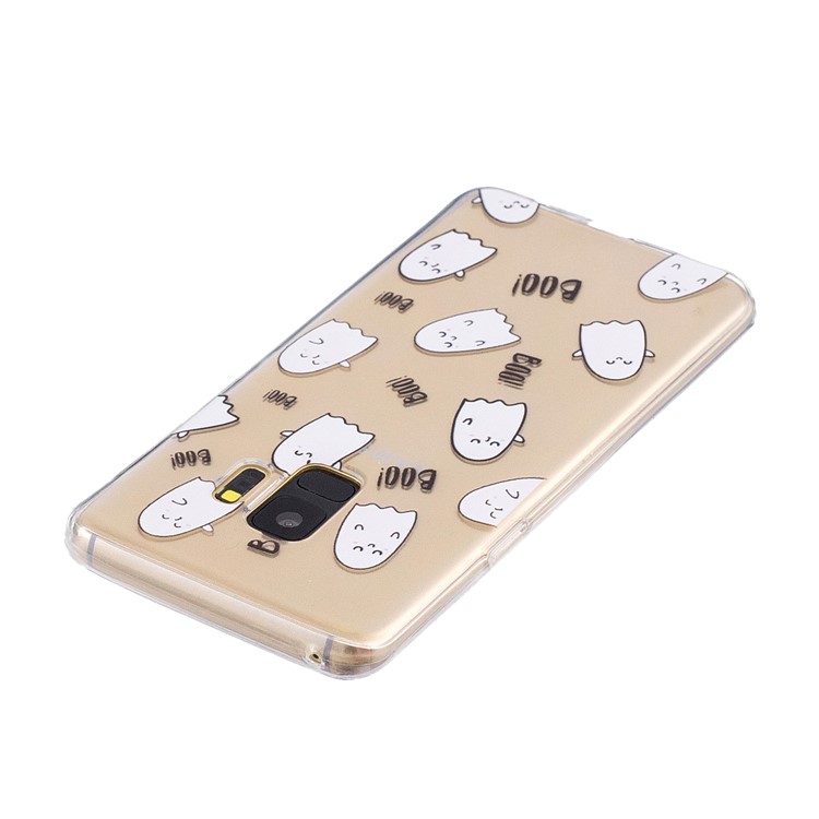 For Samsung Galaxy S9 G960 Pattern Printing TPU Soft Lightweight Casing - Boo Characters-3