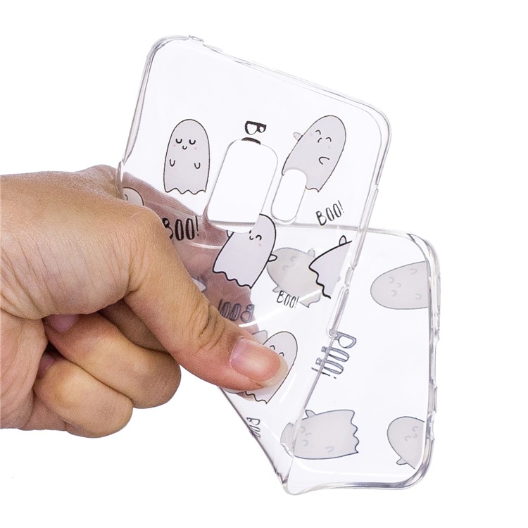For Samsung Galaxy S9 G960 Pattern Printing TPU Soft Lightweight Casing - Boo Characters-4