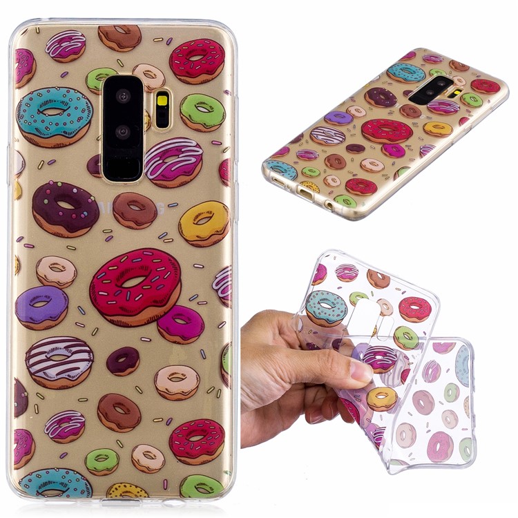 

Pattern Printing IMD TPU Back Case for Samsung Galaxy S9 Plus SM-G965 - Doughnuts