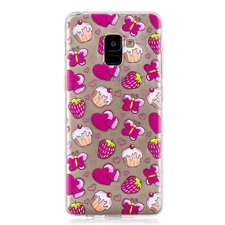 

Шаблон Печати IMD TPU Защитный Чехол Для Samsung Galaxy S9 SM-G960 - Торты И Клубника