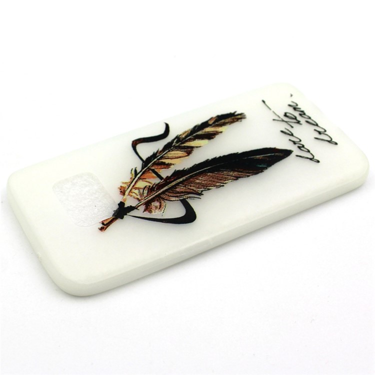 Luminous Glow TPU Back Case for Samsung Galaxy S7 - Feathers Dare to Dream-4