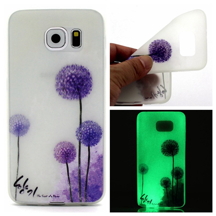 

Luminous Glow TPU Skin Case for Samsung Galaxy S7 - Purple Dandelion