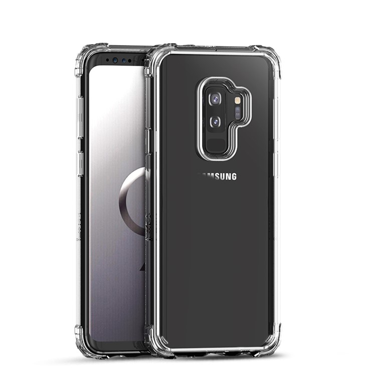 

Ipaky Clear PC И Гибридный Ударопрочный Чехол Для Мобильного Телефона TPU Для Samsung Galaxy S9 Plus G965 - Прозрачный