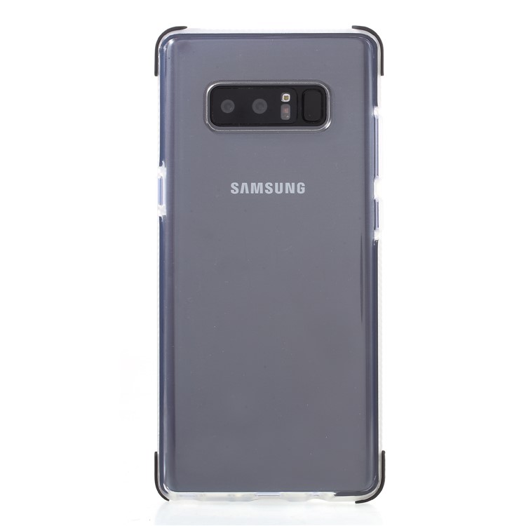 

Bi-color Shock-proof TPU Phone Casing for Samsung Galaxy Note 8 SM-N950 - Black