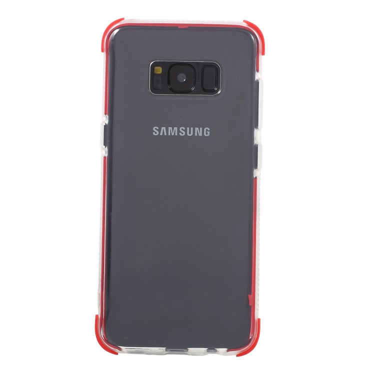 Two-tone Drop-proof TPU Phone Case for Samsung Galaxy S8 G950 - Red-2