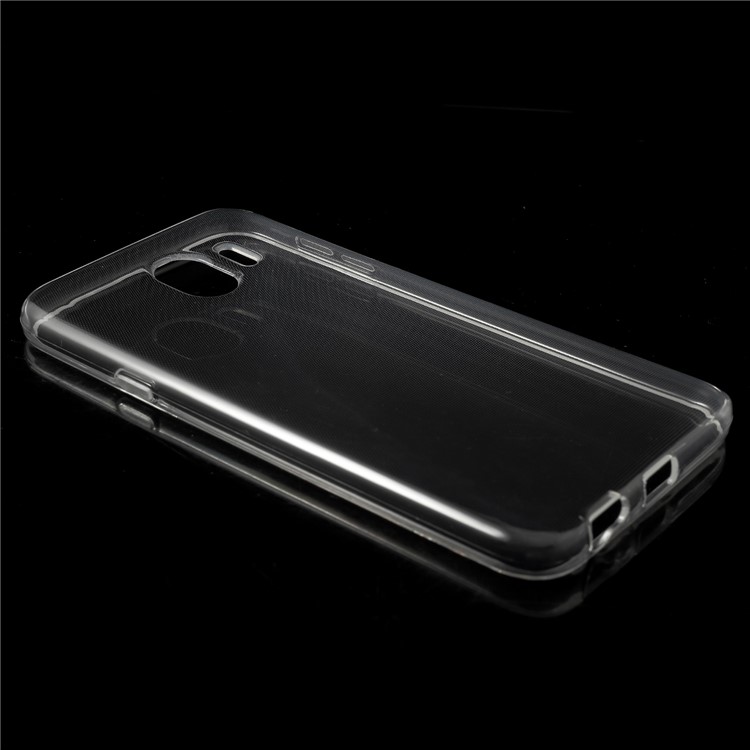 Non-slip Inner Clear Soft TPU Protection Cover Case for Samsung Galaxy J4 (2018)-3